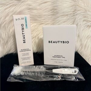 BeautyBio GloFacial Skincare Tool Set - White